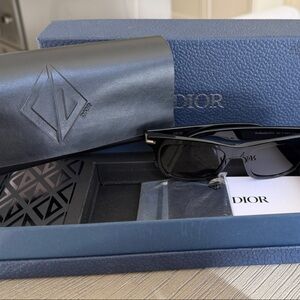 Dior Elegant Black Sunglasses with Case